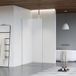 FortiFura Galeria inloopdouche - 160x200cm - mat glas - plafondarm - hoogglans chroom