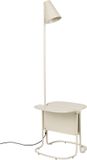 Zuiver Lustor Vloerlamp + Bijzettafel Beige