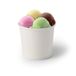 GREENBOX 50 x ijsbekertjes, karton, 250 ml, wit, wegwerpbekers, plasticvrij en biologisch afbreekbaar, dessertschaal, to-go-beker