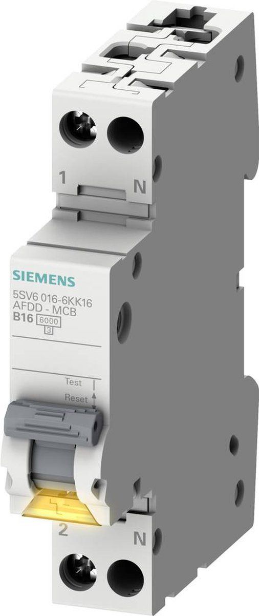 Siemens 5SV60167KK16 Brandbeveiligingsschakelaar | 2-polig | 16A | 230V