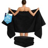 Hammetex Saunahanddoek 2-delige Set 80x200 cm, 100% Katoen, 500 GSM