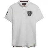 Superdry Crest Korte Mouw Poloshirt Wit XL Man
