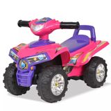 vidaXL Loopquad met licht en geluid roze paars