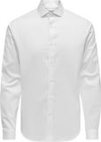 ONLY&SONS - ONSJORDAN LIFE SLIM TWILL LS SHIRT NOOS - Heren - Overhemden-XL