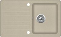vidaXL - Gootsteen - Enkele Bak - Graniet - Beige