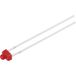 Vishay TLUR2401 LED filaire Rouge bombé 1.9 mm 1.6 mcd 20 ° 20 mA 2 V