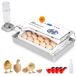 Sailnovo 20 broedautomaten voor kippen, andere vogels + 20 eieren + broedmachine volautomatisch + temperatuurcontrole + vochtweergave + externe watertoevoer - wit