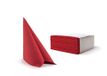 Alvotex CHIC Airlaid 50 servetten, stofachtig, hoogwaardige, wegwerpservetten, rood, 40 x 40 cm