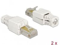 Delock RJ45 plug Cat.5e UTP toolfree 2 pieces