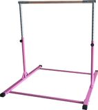 MASTER Barre de traction avec barres parallèles, 150 cm - Rose