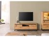 VILLANDERS Meuble TV en bois de Hêtre sauvage 170x40x56 naturel huilé #113