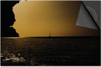 Dietrix Inductie Beschermer - 83x51.5cm - Black en Gold - Gouden Zee Zeilschip