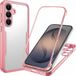 Techsuit Hoesje geschikt voor Samsung Galaxy S26 - ColorVerse 360 Case met Screenprotector - Roze