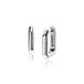 ZINZI 16mm zilveren luxe oorringen 16x3mm achthoekig met klapsluiting ZIO2495