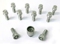 H&R Wielboutenset konisch M14x1.25 - Lengte 28mm - 10 stuks - incl. wielsloten
