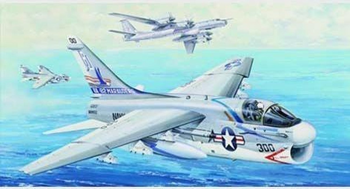 Trumpeter 02231 modelbouwpakket Vought A-7E Corsair II