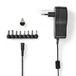 Nedis Universele AC-Stroomadapter - 18 W - 3-12V DC - 1.10m - 1.5A - 8 Pluggen - Zwart