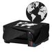 kwmobile hoes geschikt voor Epson EcoTank ET-2850 / ET-2856 / Home XP-5200 - Beschermhoes voor printer - Cover in wit / zwart - Wereldkaart design