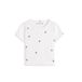 Tommy Hilfiger T-shirt met textuur en borduursels wit