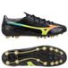Mizuno Alpha Iii Made In Japan Ag Bright Black - Noir/orange/evening Prim - Herbe Synthétique (Ag), pointure 44½