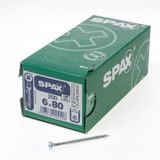 Spax Vis à bois tête fraisée zingué pozidriv 6.0x80mm (par 200 pièces)