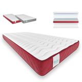 NALUI - Omkeerbaar visco-elastisch matras, 67 x 190 cm, hoogte ± 15 cm