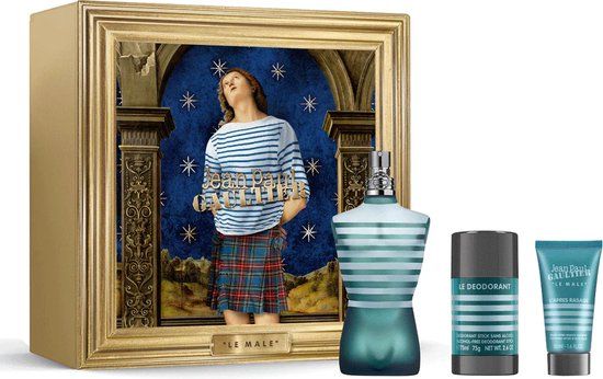 Jean Paul Gaultier Le Male Eau de Toilette Gift Set for Men - 3 Pieces
