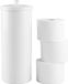 MDESİGN Porte-rouleau de papier toilette - Autoportant - Blanc
