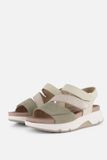 Gabor Rollingsoft Sandalen groen Leer - Maat 41.5