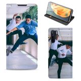 B2Ctelecom OPPO A91 Reno3 Bookcase - Ontwerp Zelf met Eigen Foto