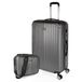 ITACA Grote Koffer Trolley Koffer Reiskoffer van ITACA. Koffer Groot Trolley 4 Wielen Combinatieslot. Reiskoffer Groot ABS harde schaal, Antraciet