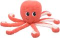 Les Déglingos Les PTIPOTOS by Pluche Maman Bebe – FILOU La octopus, mama & baby, koraal, 45 cm