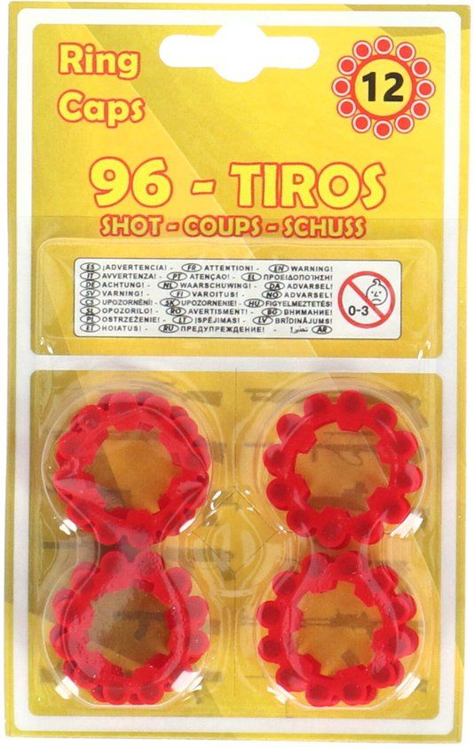 Merkloos Amorces 12 Schots 8 Ring Op Blister