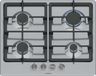 Bosch Serie 4 PGP6B5K90 Kookplaat Roestvrijstaal Ingebouwd 58 cm Gaskookplaat 4 zone(s)