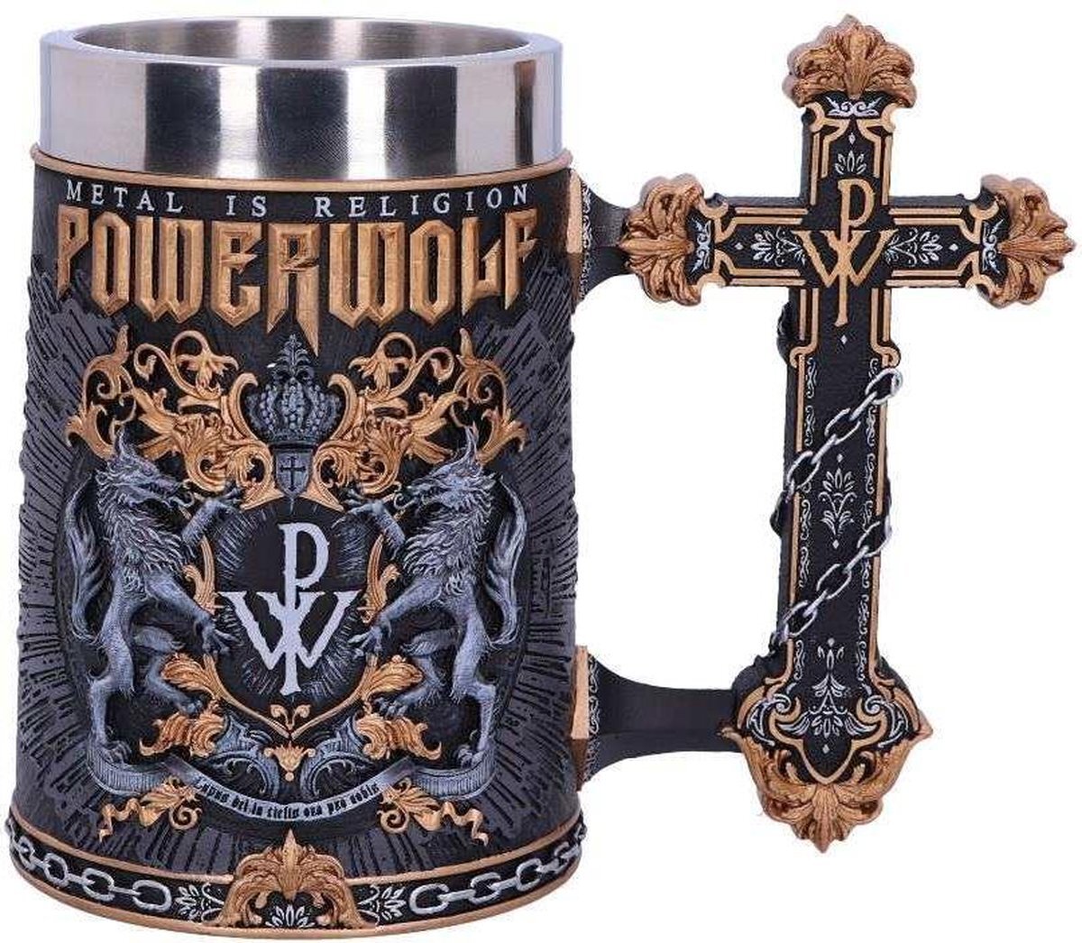 Nemesis Now Powerwolf Bierpul Metal is Religion Multicolours