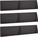 vidaXL Mur de soutènement - 6 pièces - 100 x 12 x 40 cm - Acier - Noir