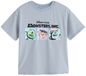 Next - Meisjes - Ruimvallend T-shirt met grafische print - Blauw