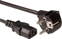 ACT AK5211 - Netsnoer - Schuko CEE 7/7 naar C13 Female - 2 m - Zwart