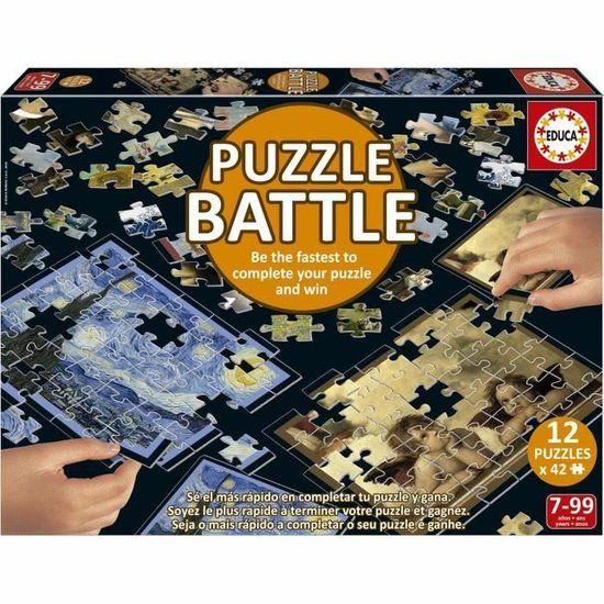 Educa Battle Art Puzzel 42 Onderdelen (12 Stuks)