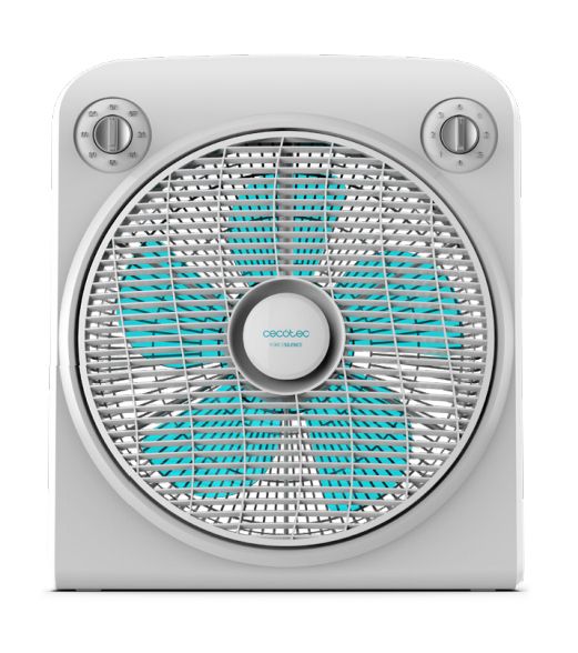 Cecotec EnergySilence 6000 Power Box - White Floor Fan with Timer