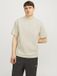 JACK&JONES JCOAUSTIN APPLICATION TEE SS CREW NECK T-shirts Homme Gris Coton Coupe ample S