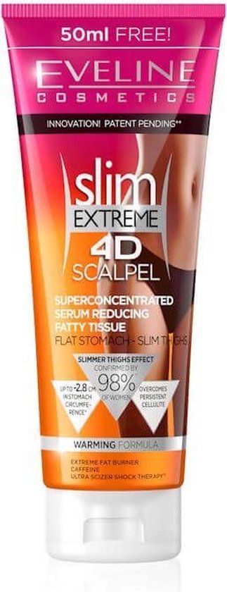 Eveline Cosmetics Slim Extreme 4D Scalpel Superconcentrated Serum Reducing Fatty Tissue 250ml
