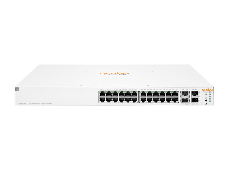 Aruba 1930 Series 28-Port Gigabit Ethernet Managed Switch - 24x RJ45, 4x SFP+, 1U - White
