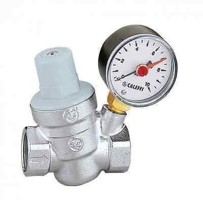 Caleffi 16624 reduceerdrukverloop, 1/2 inch, manometer, chroom