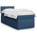 Maison Exclusive - Boxspringbed met matras, blauw, 100x200 cm, gestoffeerd