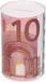 Johntoy Spaarpot - 10 euro biljet - 8 x 13 cm - Blikken spaarpotten