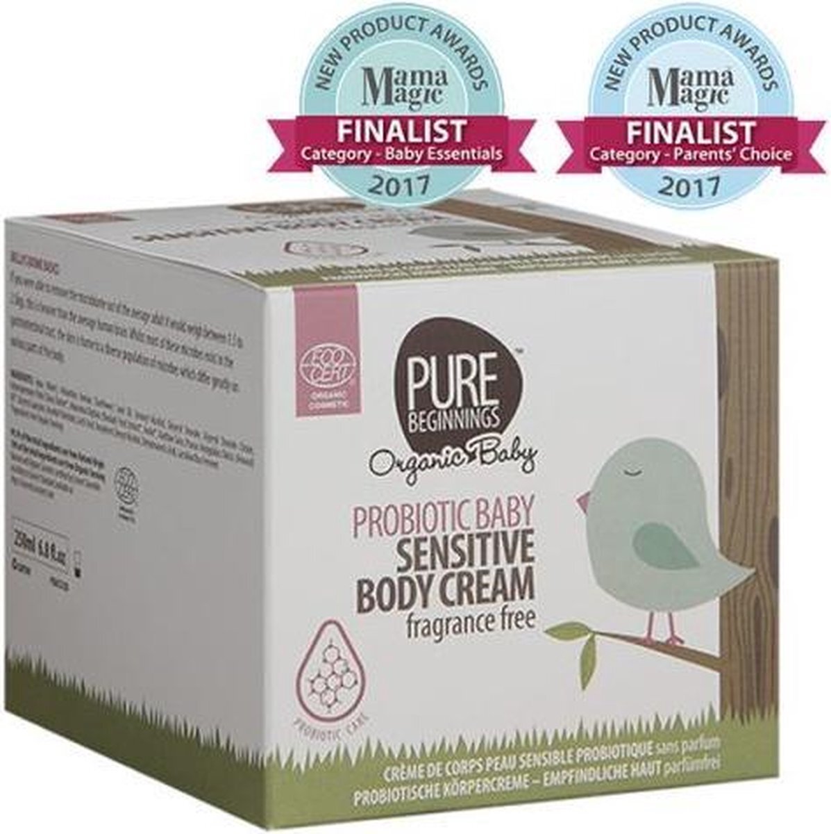 Pure Beginnings probiotic baby sensitiv body cream - fragrance free