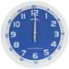 techno line WT 8971 Funkwanduhr, weiß-blau