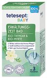 tetesept Baby verkoudheidstijd bad – badadditief met biologische tijm en biologische mirte voor een bevrijdend geureffect – weldadige, milde aromaverzorging voor baby's vanaf 3 maanden – 100 ml