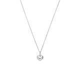 Lucardi Dames Zilveren ketting met hanger - 925 Zilver - Zilverkleurig - 48 cm